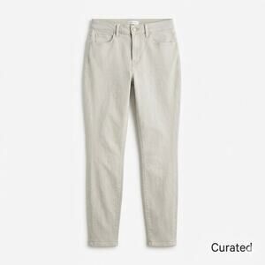 L’Agence Marguerite High Rise Skinny Jeans Biscuit Beige Stretch Size 31 10 12